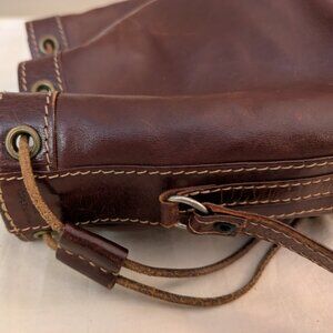 Classic Brown Leather Shoulder Bag